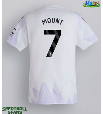 Manchester United Mason Mount #7 Bortatröja 2025-26 Kortärmad
